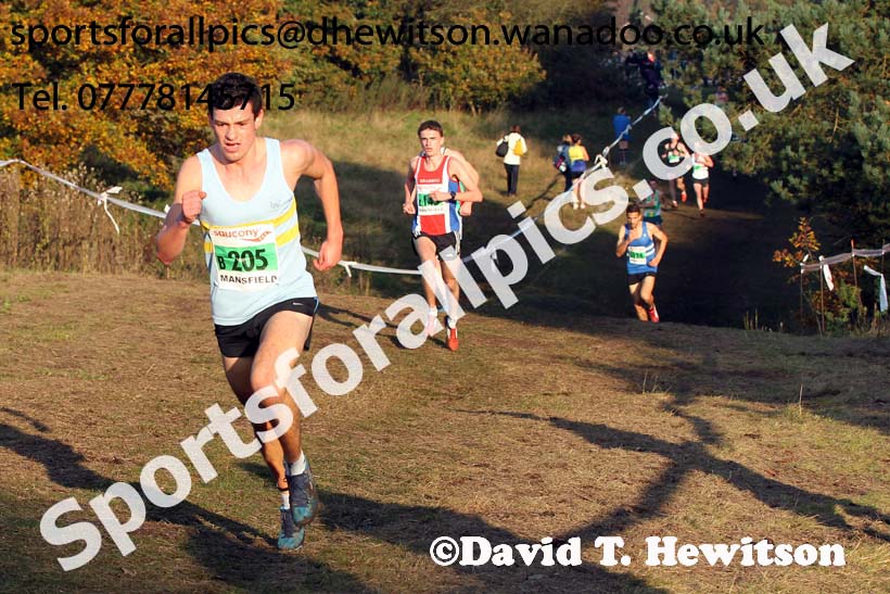 Senior men, National Cross Country Relays, Berry Park, Mansfield. Photo: David T. Hewitson/Sports for All Pics